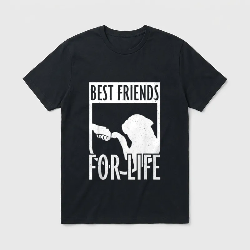 Französische Bulldogge Best Friends T-Shirt – Klassisches T-Shirt in Schwarz