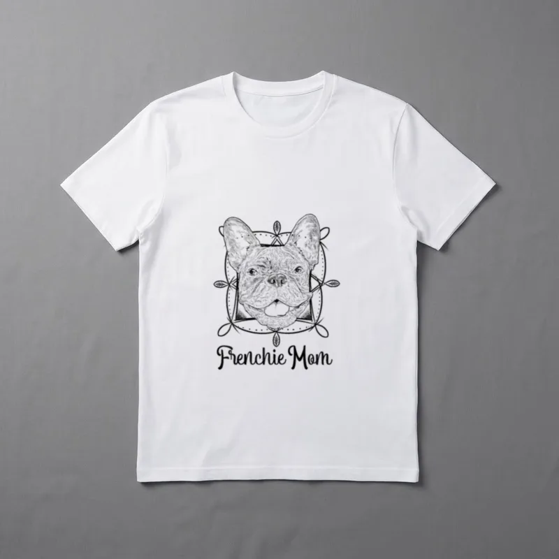 Französische Bulldogge Bully Frenchie Mama T-Shirt – Klassisches T-Shirt in Schwarz