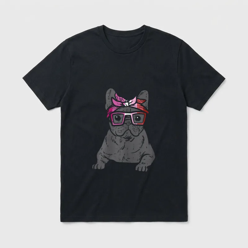 French Bulldog Frenchie Dog LGBT T-Shirt – Klassisches T-Shirt in Schwarz