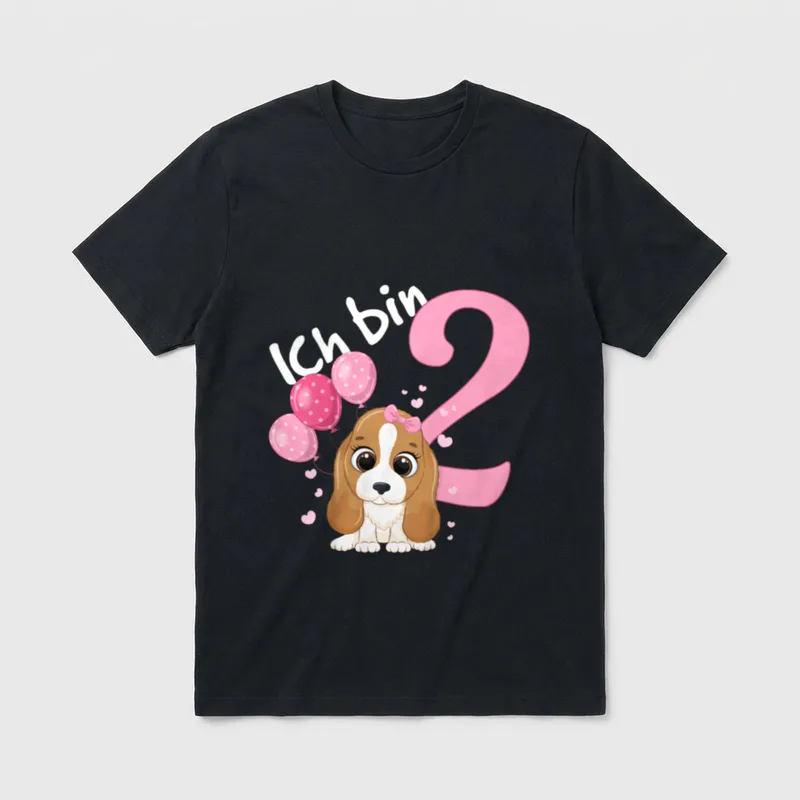 Geburtstagsshirt Kleiner Hund 2 T-Shirt – Klassisches T-Shirt in Schwarz