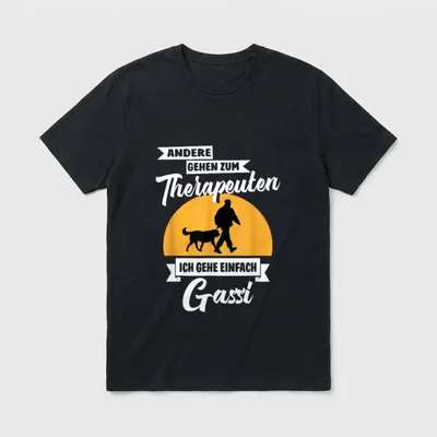 Andere Gehen Zum Therapeuten T-Shirt – Klassisches T-Shirt in Schwarz