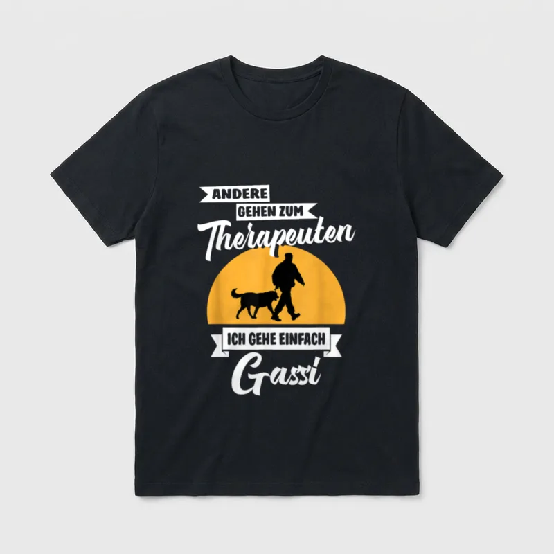 Andere Gehen Zum Therapeuten T-Shirt – Klassisches T-Shirt in Schwarz