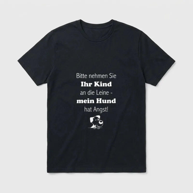 Bitte nehmen Sie Ihr T-Shirt – Klassisches T-Shirt in Schwarz