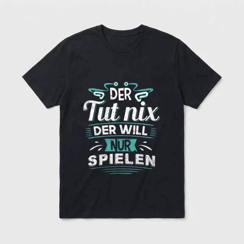 Lustiges Gassi Hund Hundebesitzer T-Shirt – Klassisches T-Shirt in Schwarz
