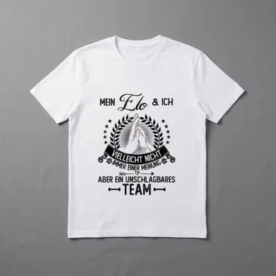 Elo Geschenke & Gassi T-Shirt – Klassisches T-Shirt in Schwarz