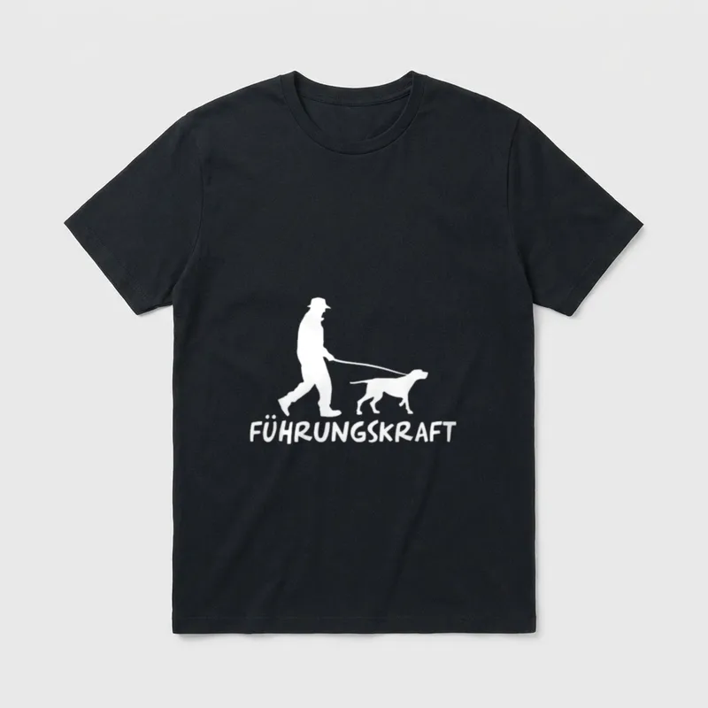 Hund Führungskraft Hundeliebe Hunde T-Shirt – Klassisches T-Shirt in Schwarz