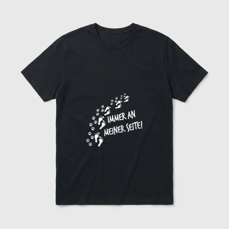 Listenhunde Immer An Meiner T-Shirt – Klassisches T-Shirt in Schwarz