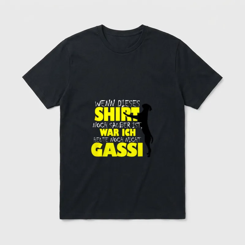 Wenn dieses T-S noch T-Shirt – Klassisches T-Shirt in Schwarz