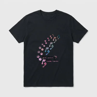 You Never Walk Alone T-Shirt – Klassisches T-Shirt in Schwarz