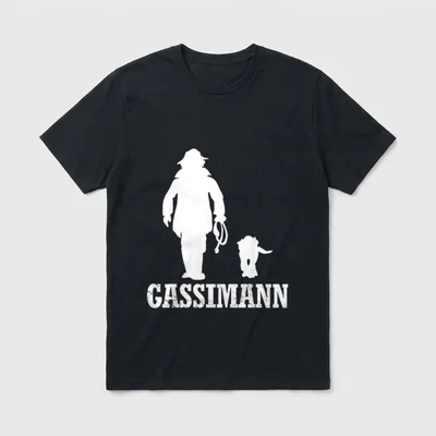 Lustiges Gassimann T-Shirt – Klassisches T-Shirt in Schwarz