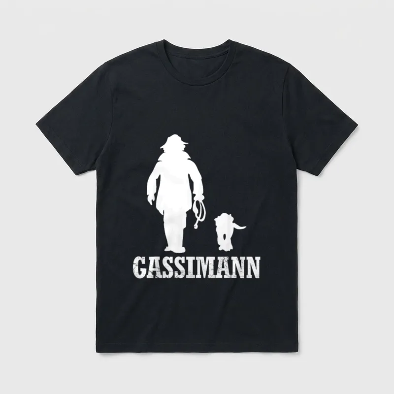 Lustiges Gassimann T-Shirt – Klassisches T-Shirt in Schwarz