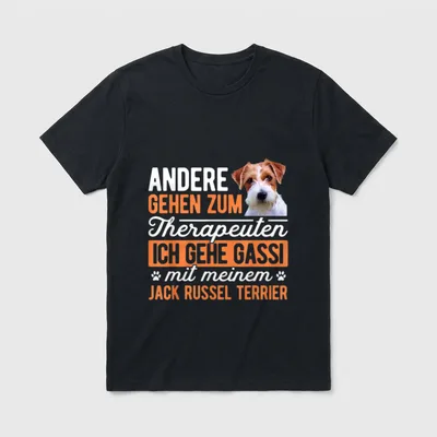 Andere Gehen Zum Therapeuten T-Shirt 0089 – Klassisches T-Shirt in Schwarz
