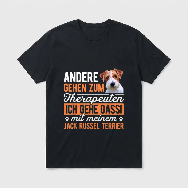 Andere Gehen Zum Therapeuten T-Shirt 0089 – Klassisches T-Shirt in Schwarz