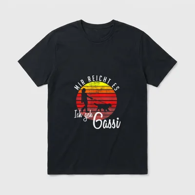 Mir Reich Es Ich T-Shirt – Klassisches T-Shirt in Schwarz