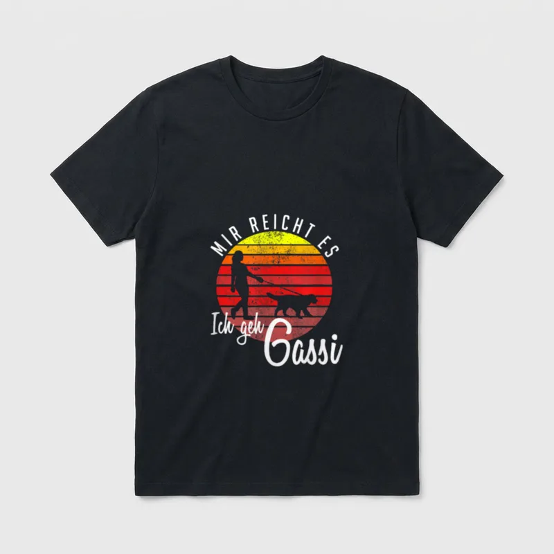 Mir Reich Es Ich T-Shirt – Klassisches T-Shirt in Schwarz