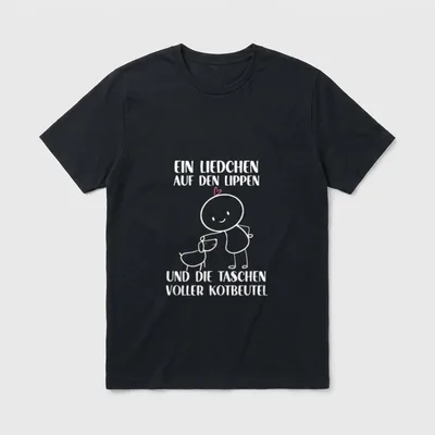 Lustiges Hundehalter Motiv Hunde T-Shirt – Klassisches T-Shirt in Schwarz