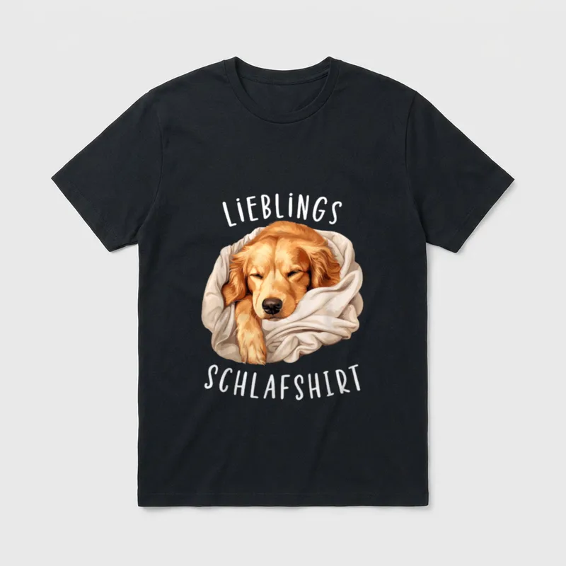 Hund Offizielles Lieblings Schlafshirt T-Shirt – Klassisches T-Shirt in Schwarz