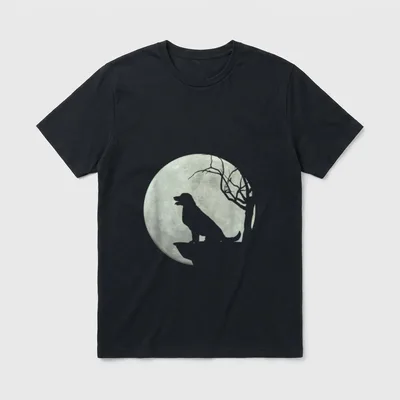 Golden Retriever Hund Hundeliebhaber T-Shirt – Klassisches T-Shirt in Schwarz