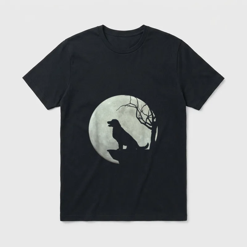 Golden Retriever Hund Hundeliebhaber T-Shirt – Klassisches T-Shirt in Schwarz