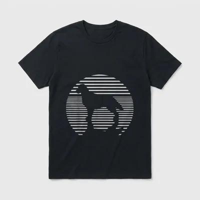 Flat-Coated Retriever für Frauen T-Shirt – Klassisches T-Shirt in Schwarz