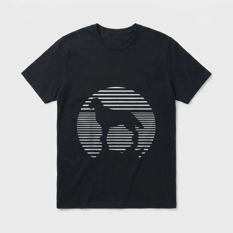 Flat-Coated Retriever für Frauen T-Shirt – Klassisches T-Shirt in Schwarz
