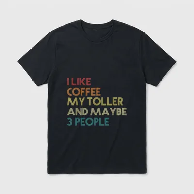 Nova Scotia Duck Tolling Retriever T-Shirt – Klassisches T-Shirt in Schwarz