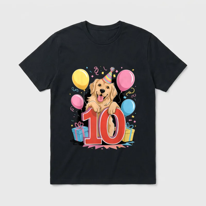 10. geburtstag junge mädchen T-Shirt – Klassisches T-Shirt in Schwarz