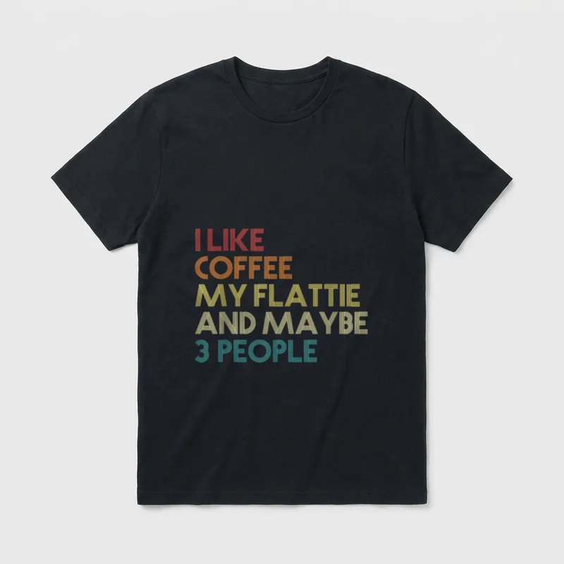Flat Coated Retriever Hund T-Shirt – Klassisches T-Shirt in Schwarz