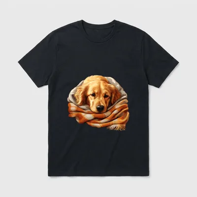 Süßer Hund Offizielles Schlafshirt T-Shirt 0064 – Klassisches T-Shirt in Schwarz
