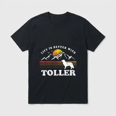 Life Better Nova Scotia T-Shirt – Klassisches T-Shirt in Schwarz