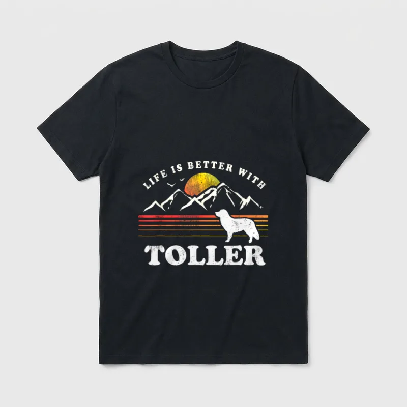Life Better Nova Scotia T-Shirt – Klassisches T-Shirt in Schwarz