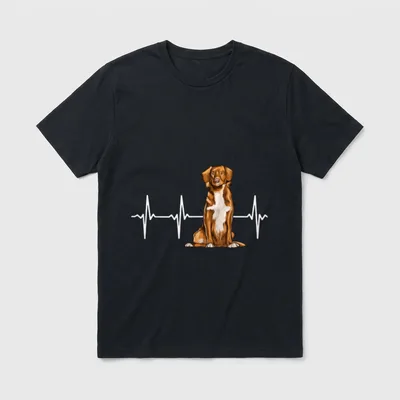 Nova Scotia Duck Tolling Retrievers T-Shirt – Klassisches T-Shirt in Schwarz