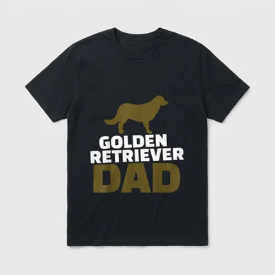 Ich liebe meinen Golden T-Shirt – Klassisches T-Shirt in Schwarz