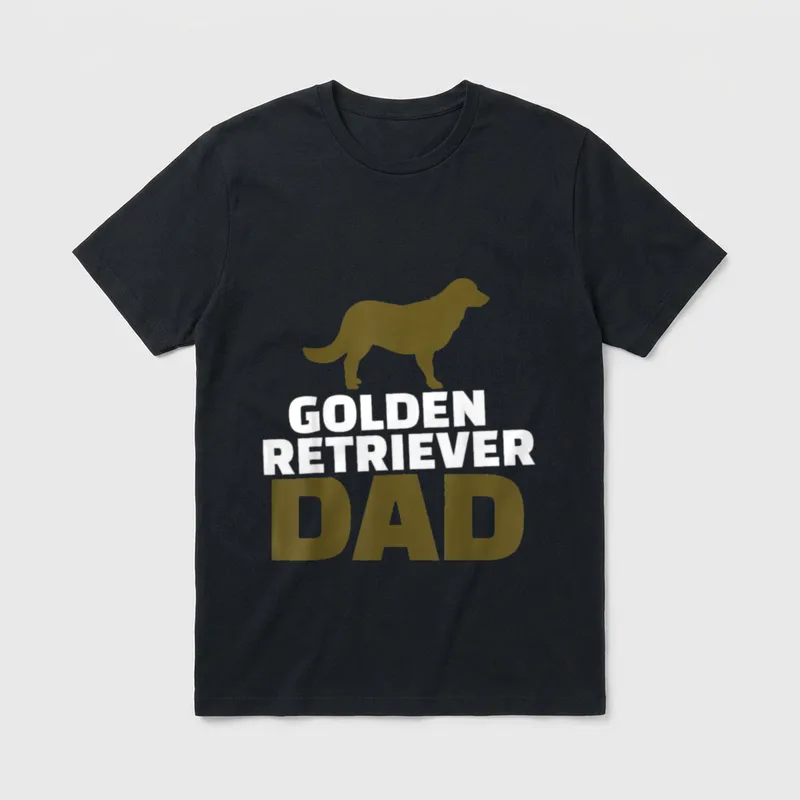 Ich liebe meinen Golden T-Shirt – Klassisches T-Shirt in Schwarz
