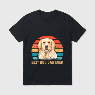 Bester Hund Papa aller T-Shirt – Klassisches T-Shirt in Schwarz