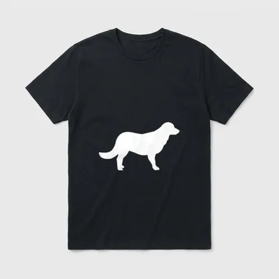 Flat Coated Retriever T-Shirt 0116 – Klassisches T-Shirt in Schwarz
