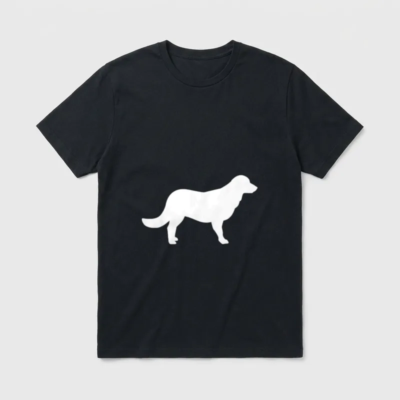 Flat Coated Retriever T-Shirt 0116 – Klassisches T-Shirt in Schwarz