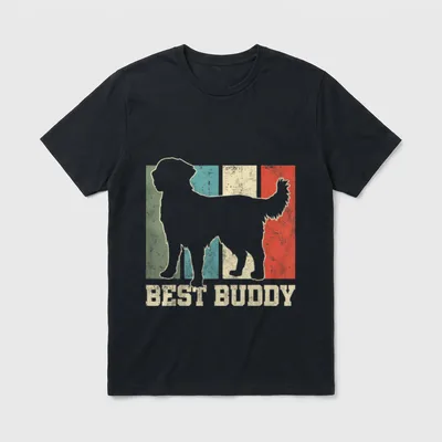Golden Retriever Besitzer Züchter T-Shirt – Klassisches T-Shirt in Schwarz