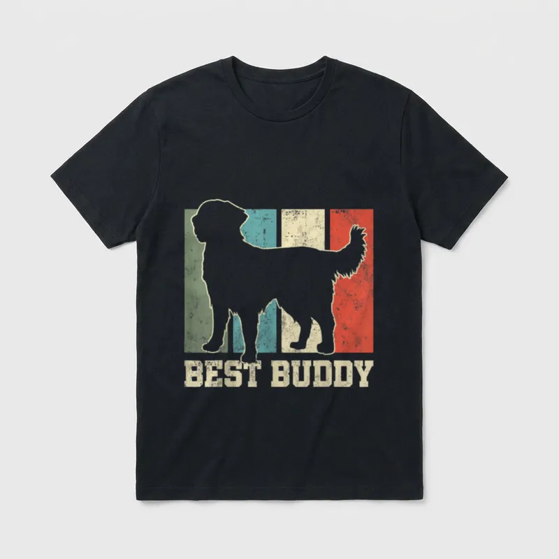 Golden Retriever Besitzer Züchter T-Shirt – Klassisches T-Shirt in Schwarz