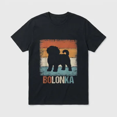 Bolonka Zwetna Süßer Hund T-Shirt – Klassisches T-Shirt in Schwarz
