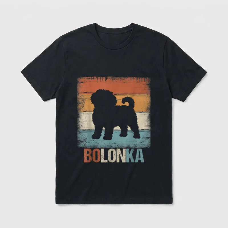 Bolonka Zwetna Süßer Hund T-Shirt – Klassisches T-Shirt in Schwarz