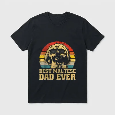 Best Malteser Hund Welpe T-Shirt – Klassisches T-Shirt in Schwarz