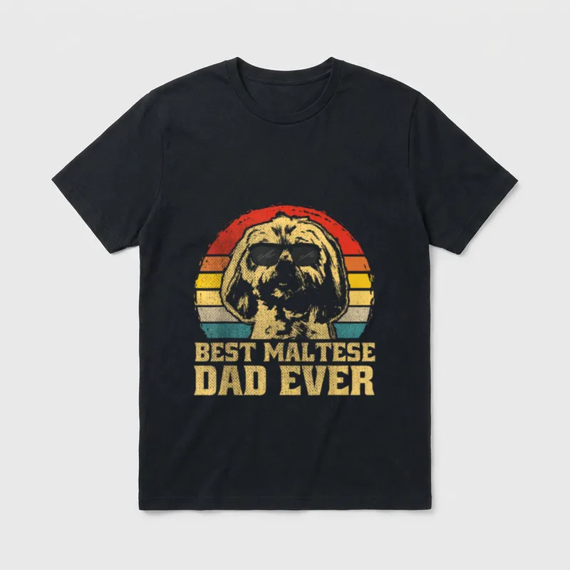 Best Malteser Hund Welpe T-Shirt – Klassisches T-Shirt in Schwarz