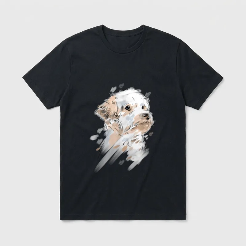 Havaneser Harvi Mama Havaneser T-Shirt – Klassisches T-Shirt in Schwarz