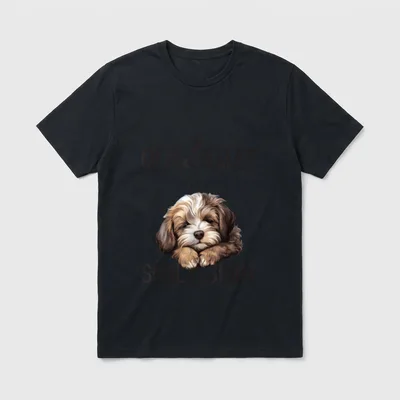 Havaneser Offizielles Schlafshirt T-Shirt – Klassisches T-Shirt in Schwarz
