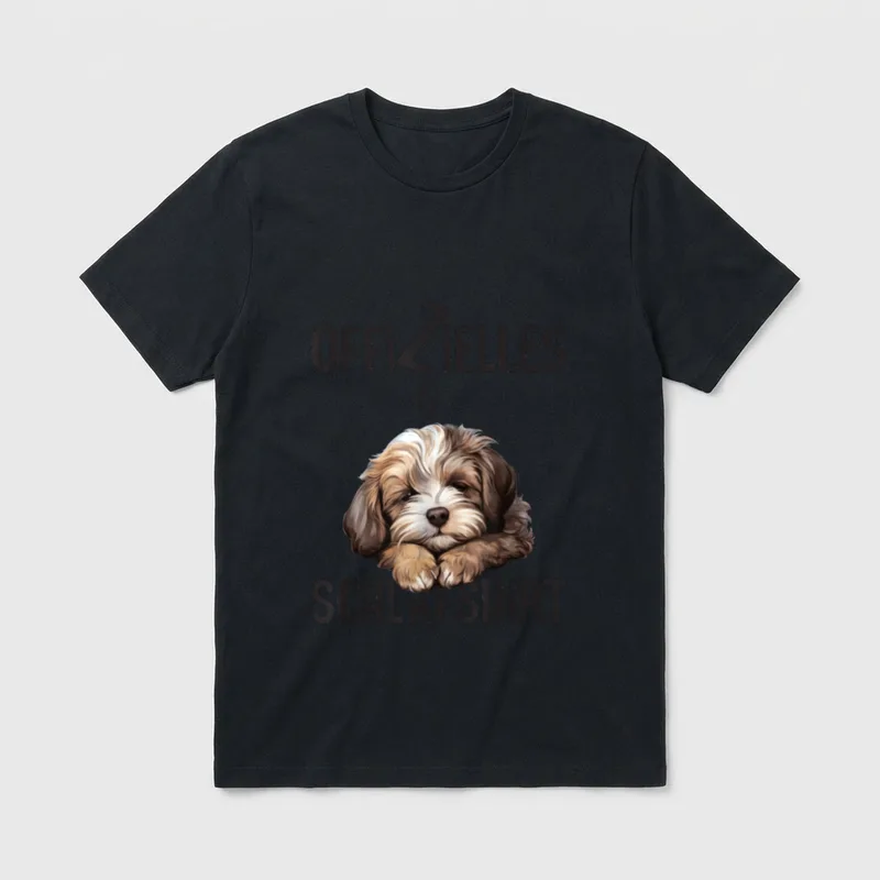 Havaneser Offizielles Schlafshirt T-Shirt – Klassisches T-Shirt in Schwarz