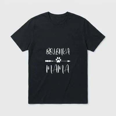Bolonka Bolonka Zwetna Mama T-Shirt – Klassisches T-Shirt in Schwarz
