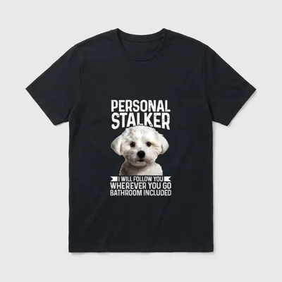 Maltese Mom Apparel Co. T-Shirt – Klassisches T-Shirt in Schwarz