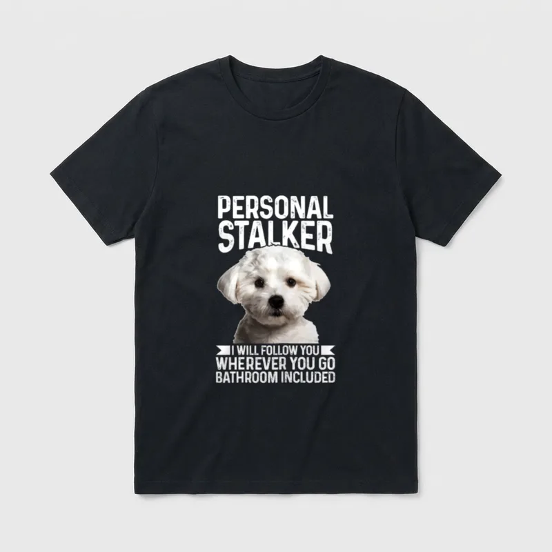 Maltese Mom Apparel Co. T-Shirt – Klassisches T-Shirt in Schwarz