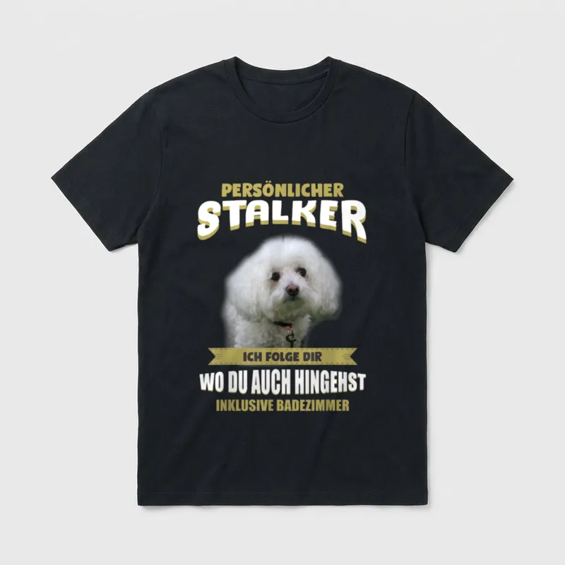 Bichon Frise Bichon Frise T-Shirt – Klassisches T-Shirt in Schwarz